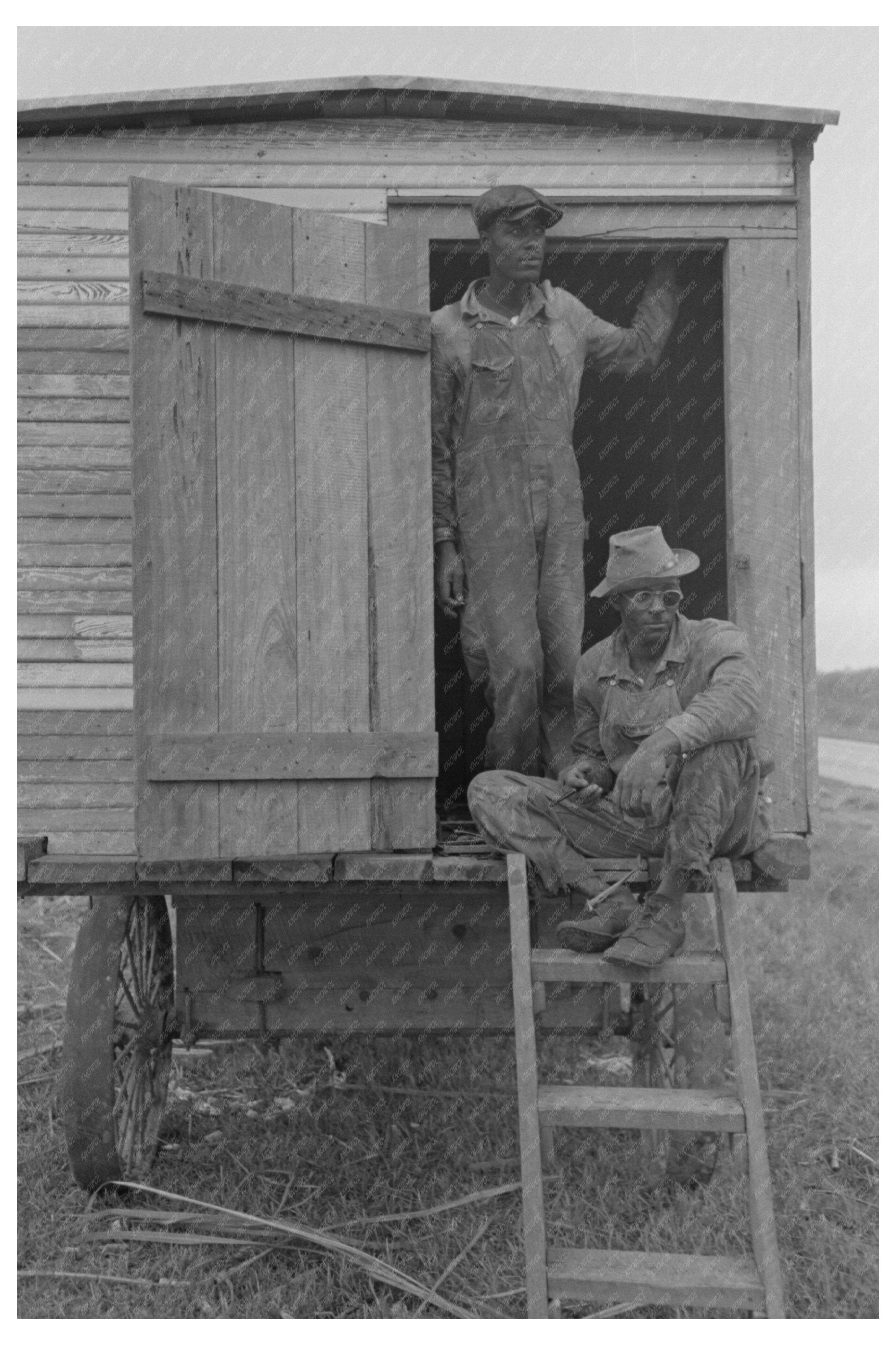 Vintage 1938 Sugarcane Field Wagon in Louisiana