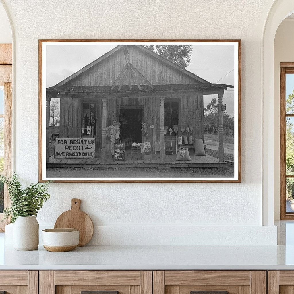 Vintage Store in Jeanerette Louisiana 1938 Photo