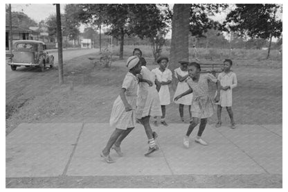 Young Girls Playing in Lafayette Louisiana 1938