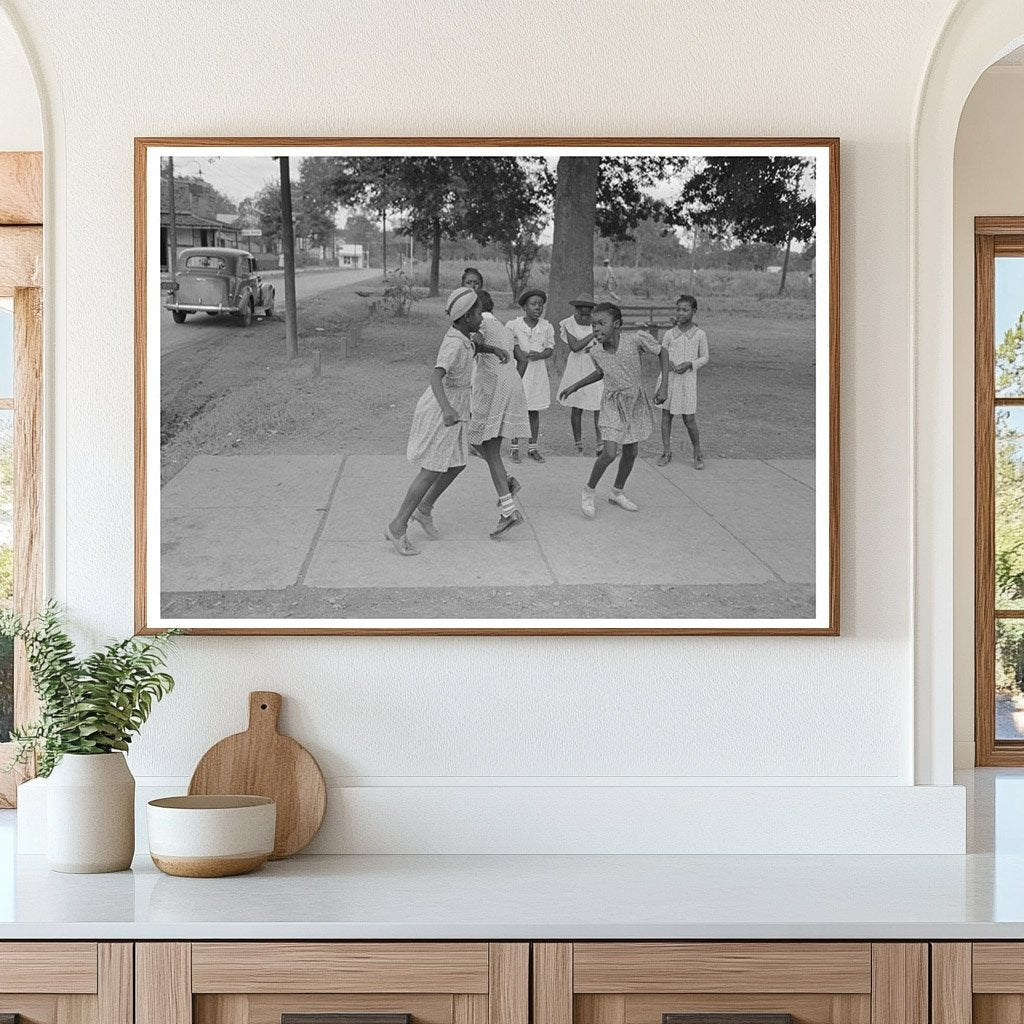 Young Girls Playing in Lafayette Louisiana 1938