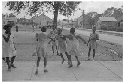 Young Girls Playing in Lafayette Louisiana October 1938