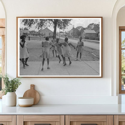 Young Girls Playing in Lafayette Louisiana October 1938