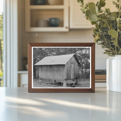 Vintage Shed on Stilts Amite Louisiana 1938