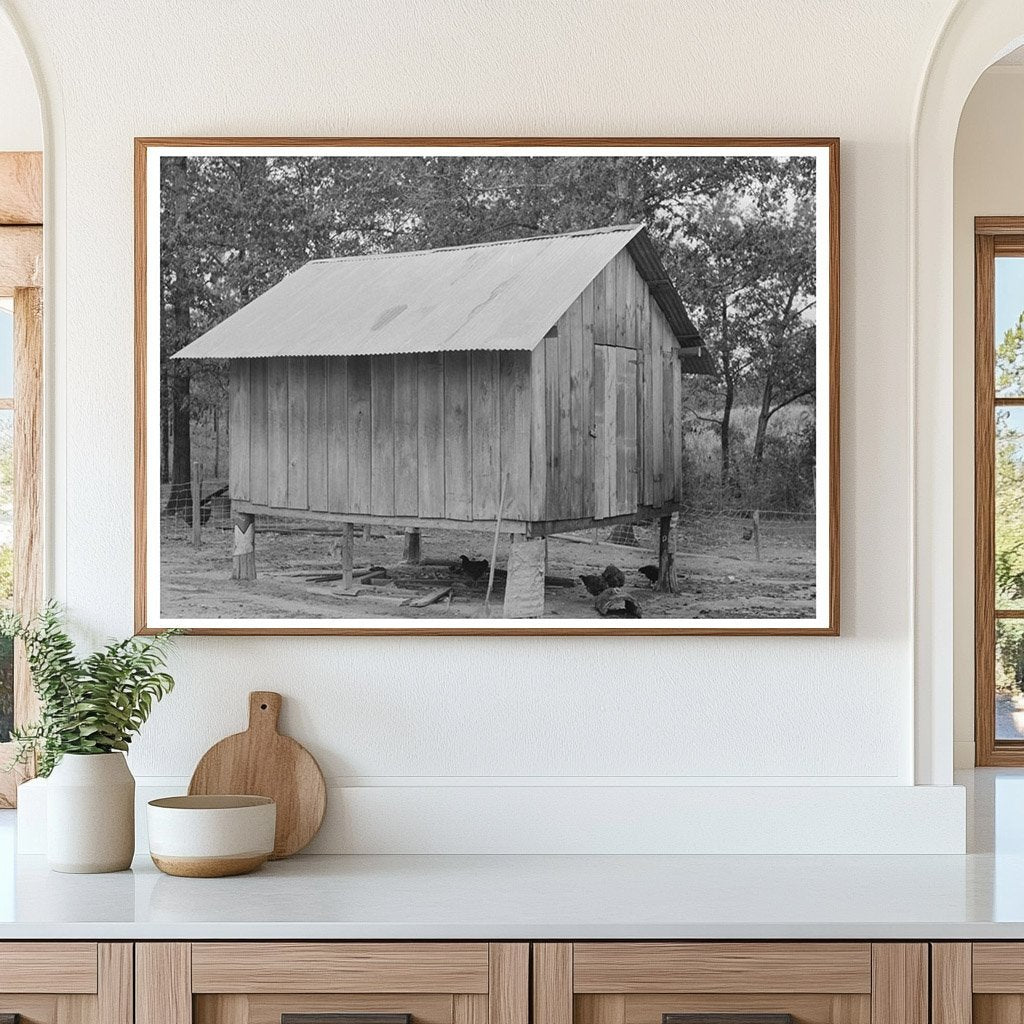 Vintage Shed on Stilts Amite Louisiana 1938