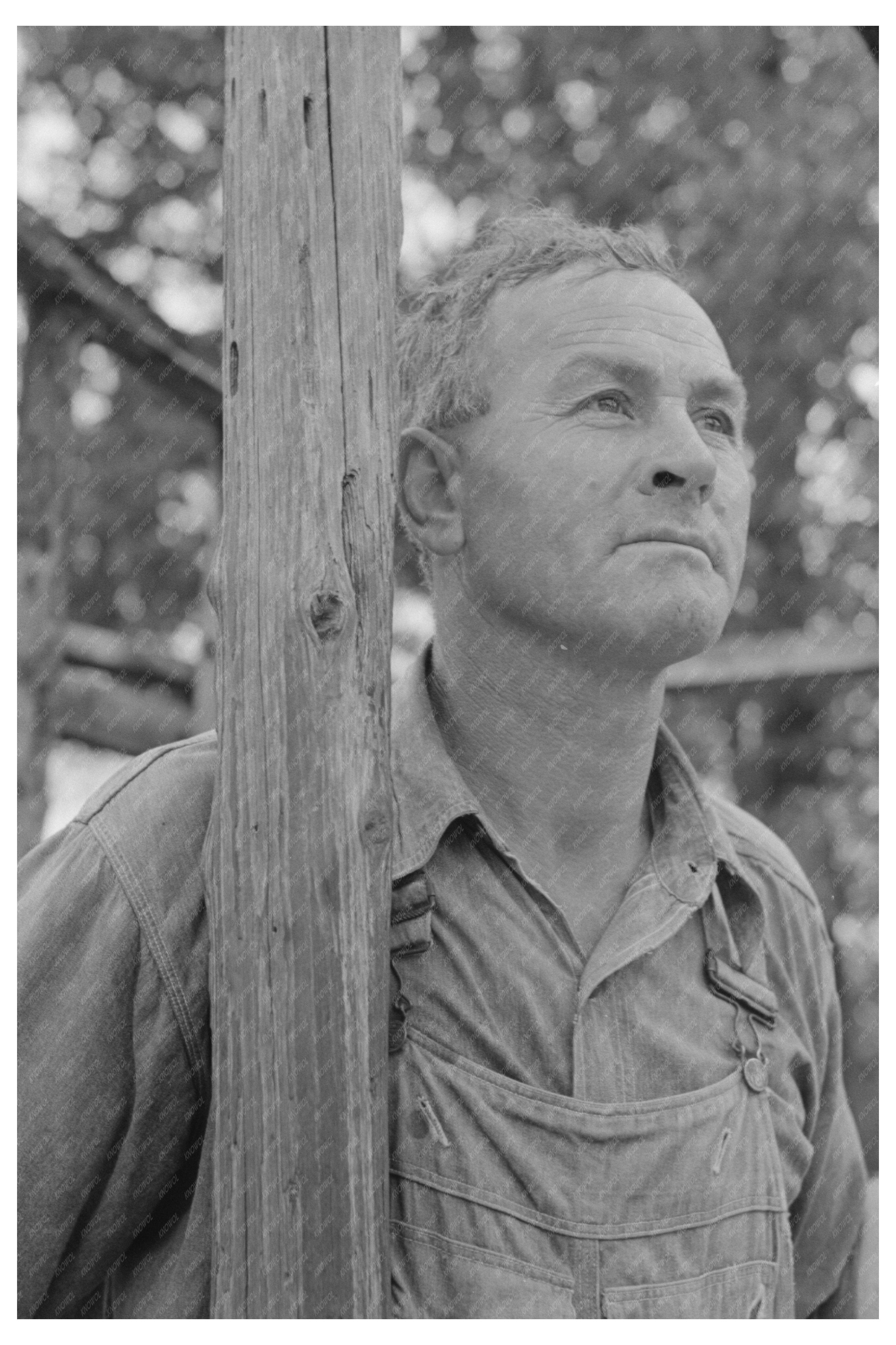 Cut-Over Farmer in Amite Louisiana October 1938