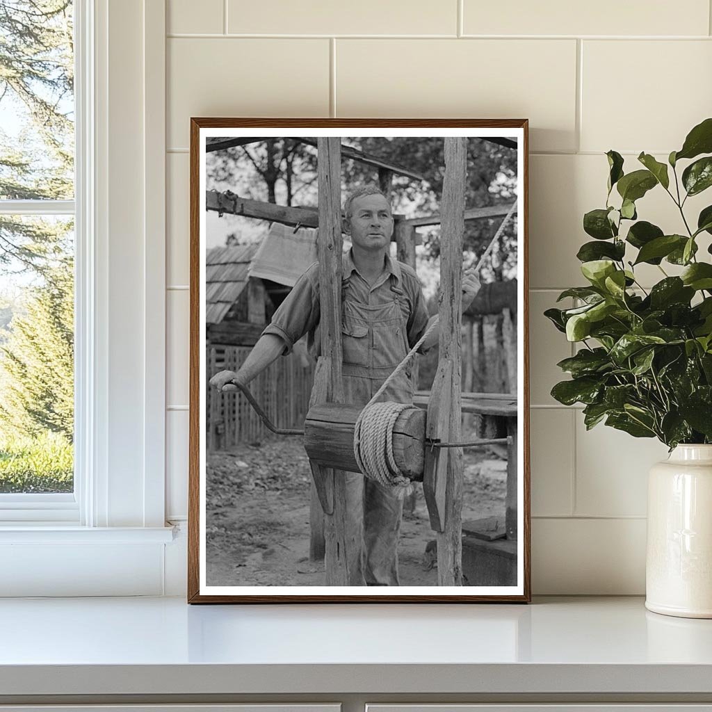 Cut-Over Farmer in Louisiana October 1938