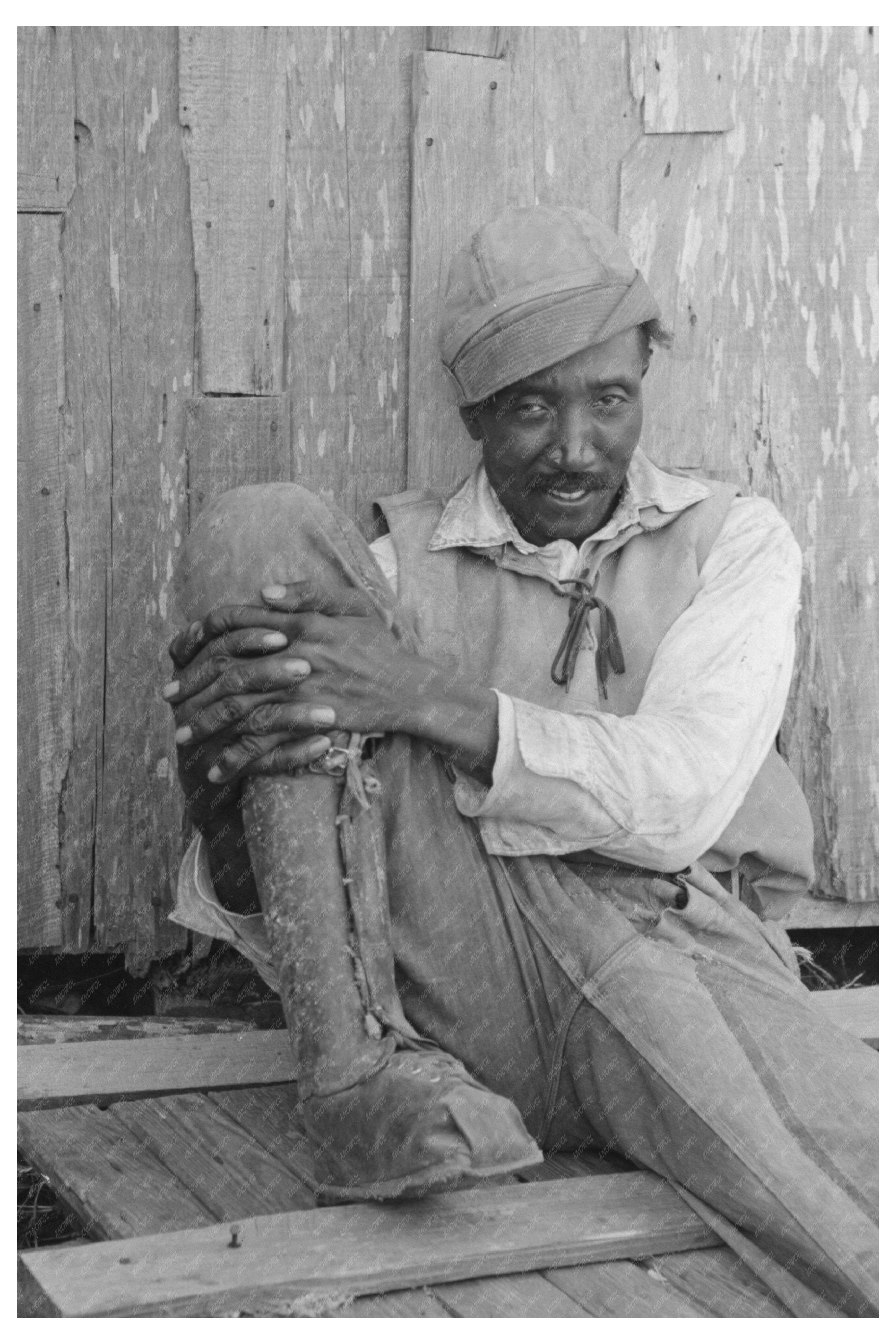 Louisiana Sugar Cane Worker October 1938 Image