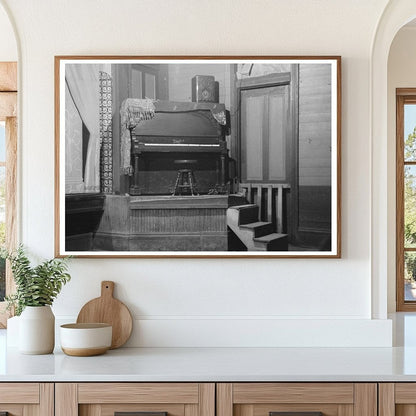 Vintage Piano in Auditorium New Iberia Louisiana 1938