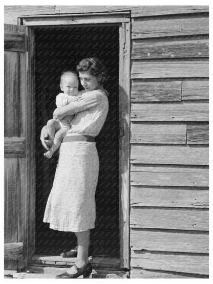 Woman and Child in Sugarcane Fields Louisiana 1938