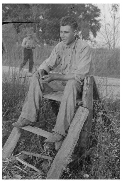 Louisiana Day Laborer in Cane Fields October 1938