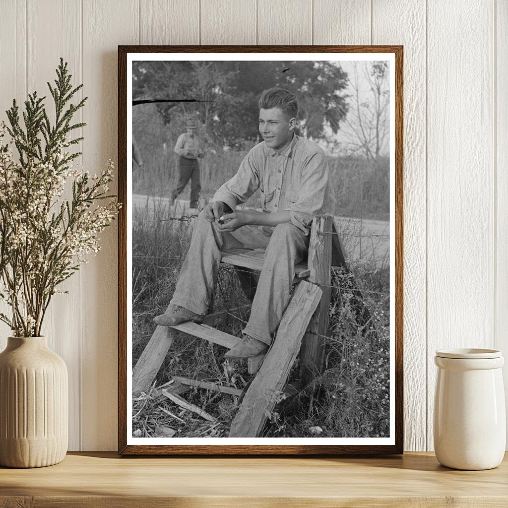 Louisiana Day Laborer in Cane Fields October 1938