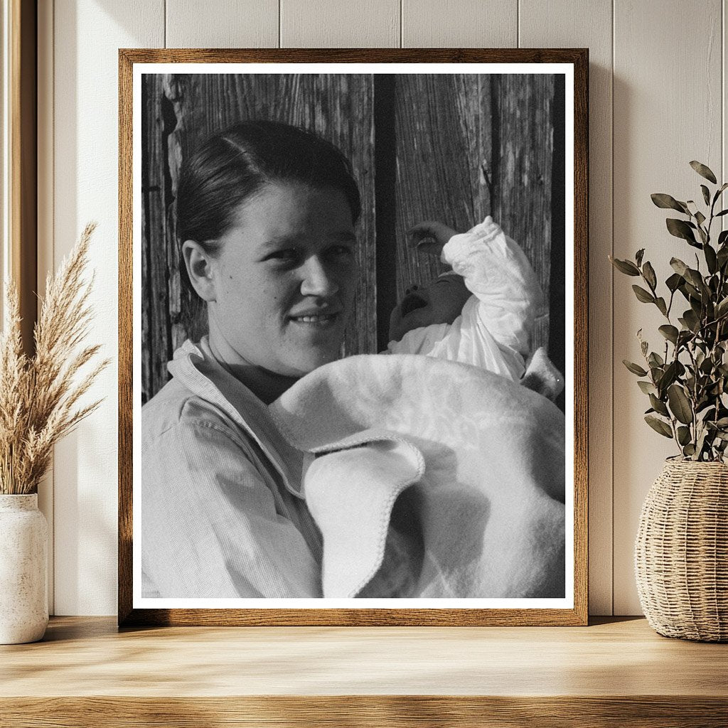 Woman and Child in Sugarcane Fields New Iberia 1938