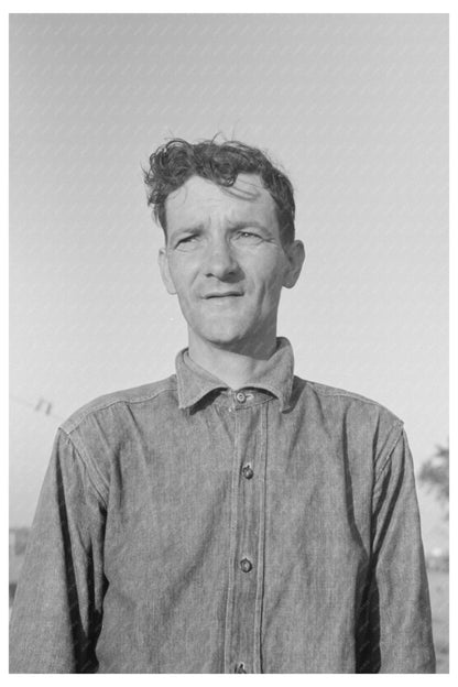 Cajun Sugarcane Farmer in Louisiana 1938