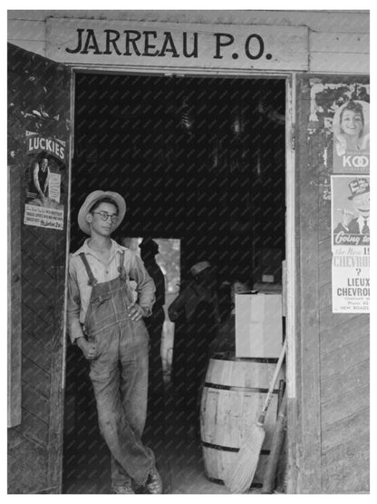 Post Office in General Store Jarreau Louisiana 1938