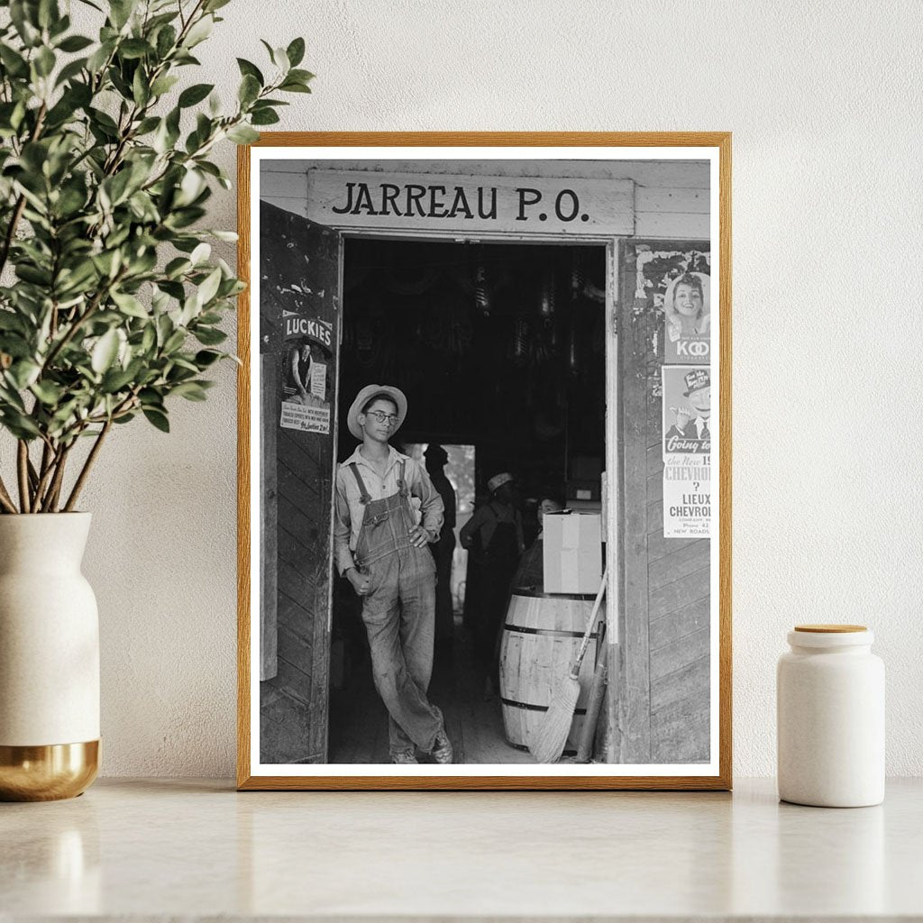 Post Office in General Store Jarreau Louisiana 1938