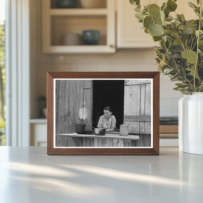 Vintage 1938 Photo of Farm Security Clients Wife in Louisiana