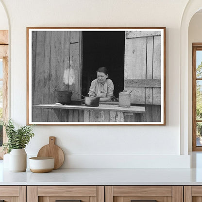 Vintage 1938 Photo of Farm Security Clients Wife in Louisiana