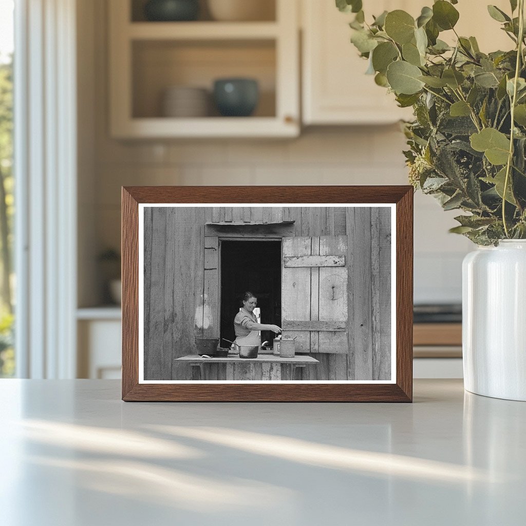 Vintage Photograph of Farm Family in Louisiana 1938