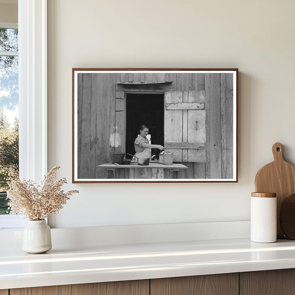 Vintage Photograph of Farm Family in Louisiana 1938