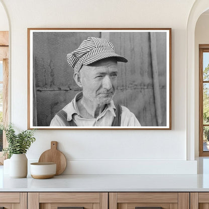 Vintage 1938 Photograph of Sugarcane Laborer in Louisiana