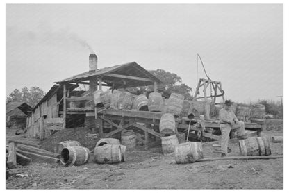 Turpentine Still in State Line Mississippi November 1938