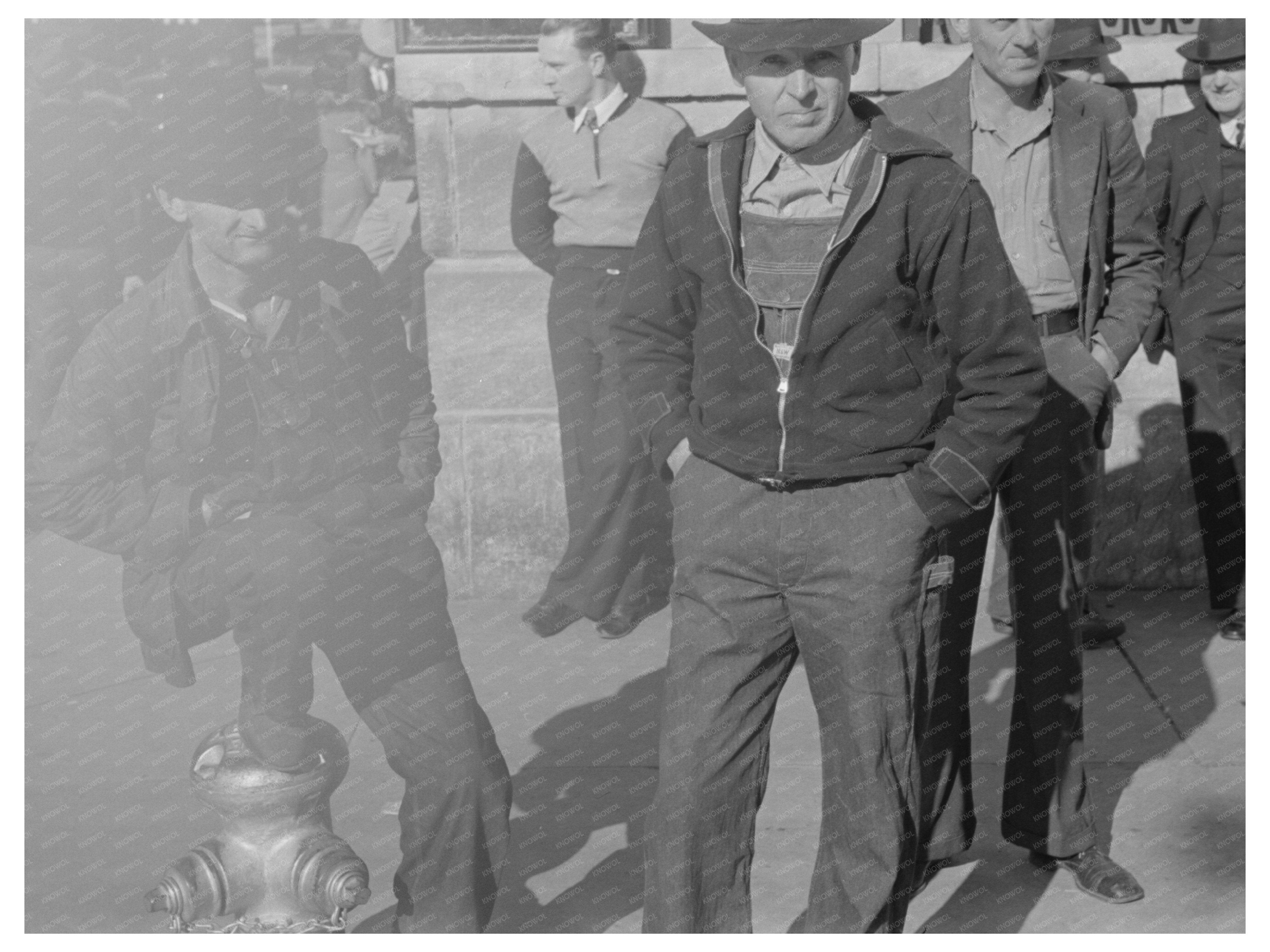 Vintage 1939 Photograph of Farmers in Laurel Mississippi