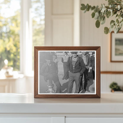 Vintage 1939 Photograph of Farmers in Laurel Mississippi