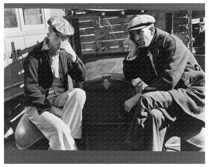 Farmers on Trucks in Laurel Mississippi January 1939