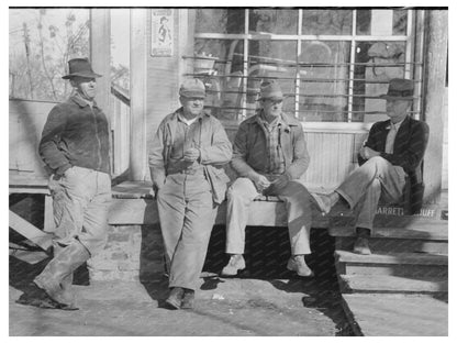 Men at General Store in Jerome Arkansas January 1939