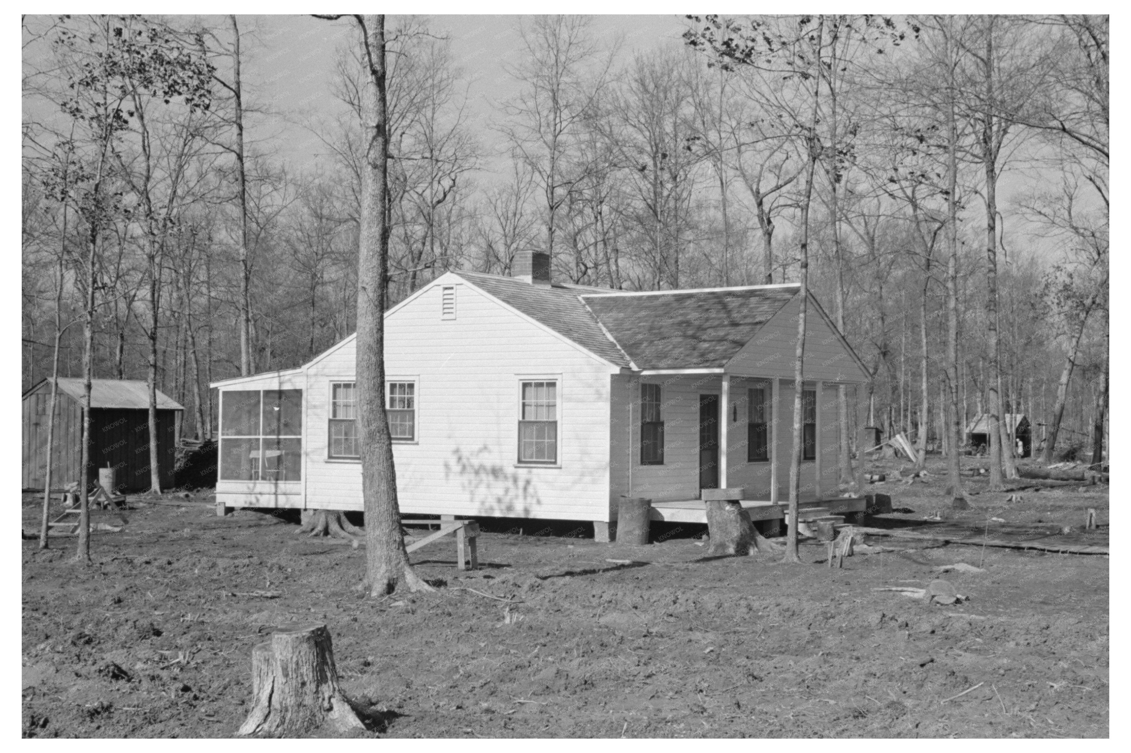 Vintage Farm Home Chicot Farms Arkansas January 1939