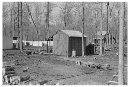 Vintage Farmstead Backyard Arkansas January 1939