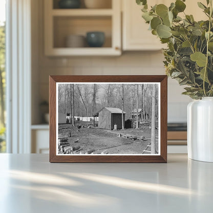 Vintage Farmstead Backyard Arkansas January 1939