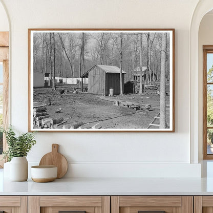 Vintage Farmstead Backyard Arkansas January 1939