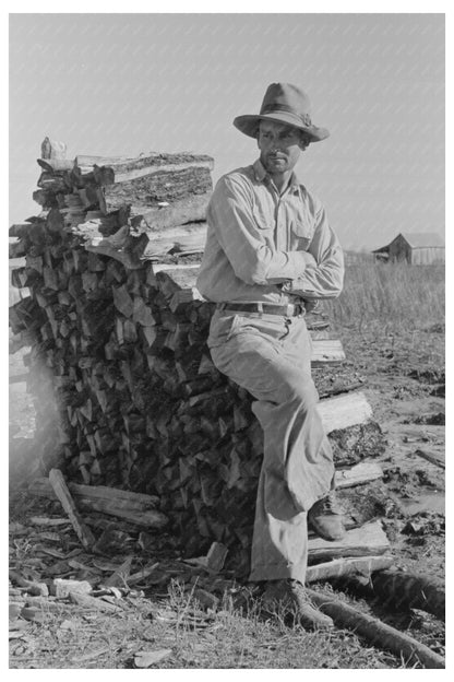 Farmer by Wood Pine in Transylvania Project 1939