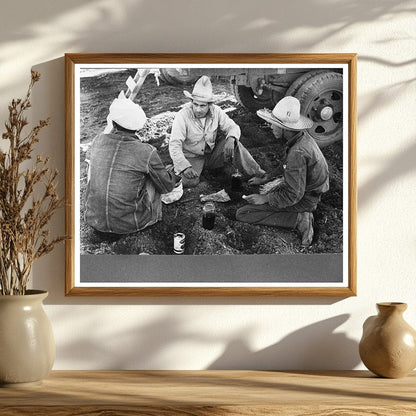 Mexican Labor Contractor and Carrot Workers in 1939