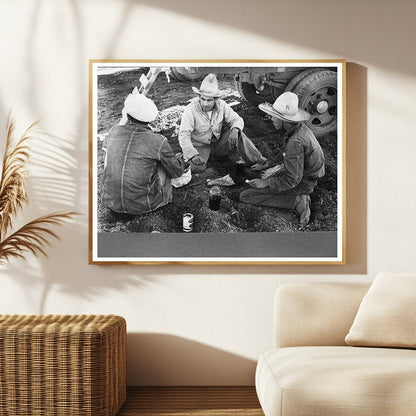 Mexican Labor Contractor and Carrot Workers in 1939