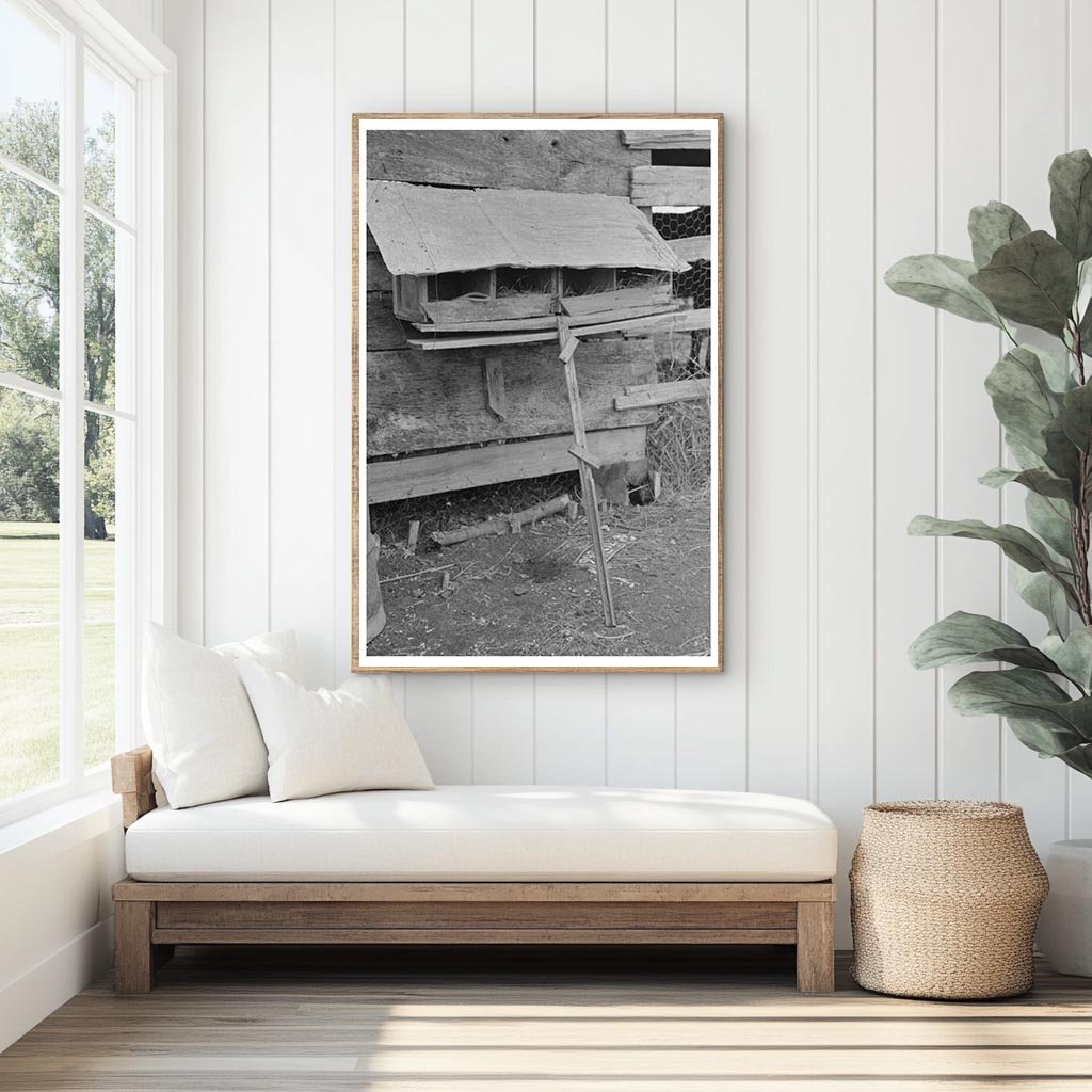 Hen Nests at Sharecroppers Cabin Pace Mississippi 1939