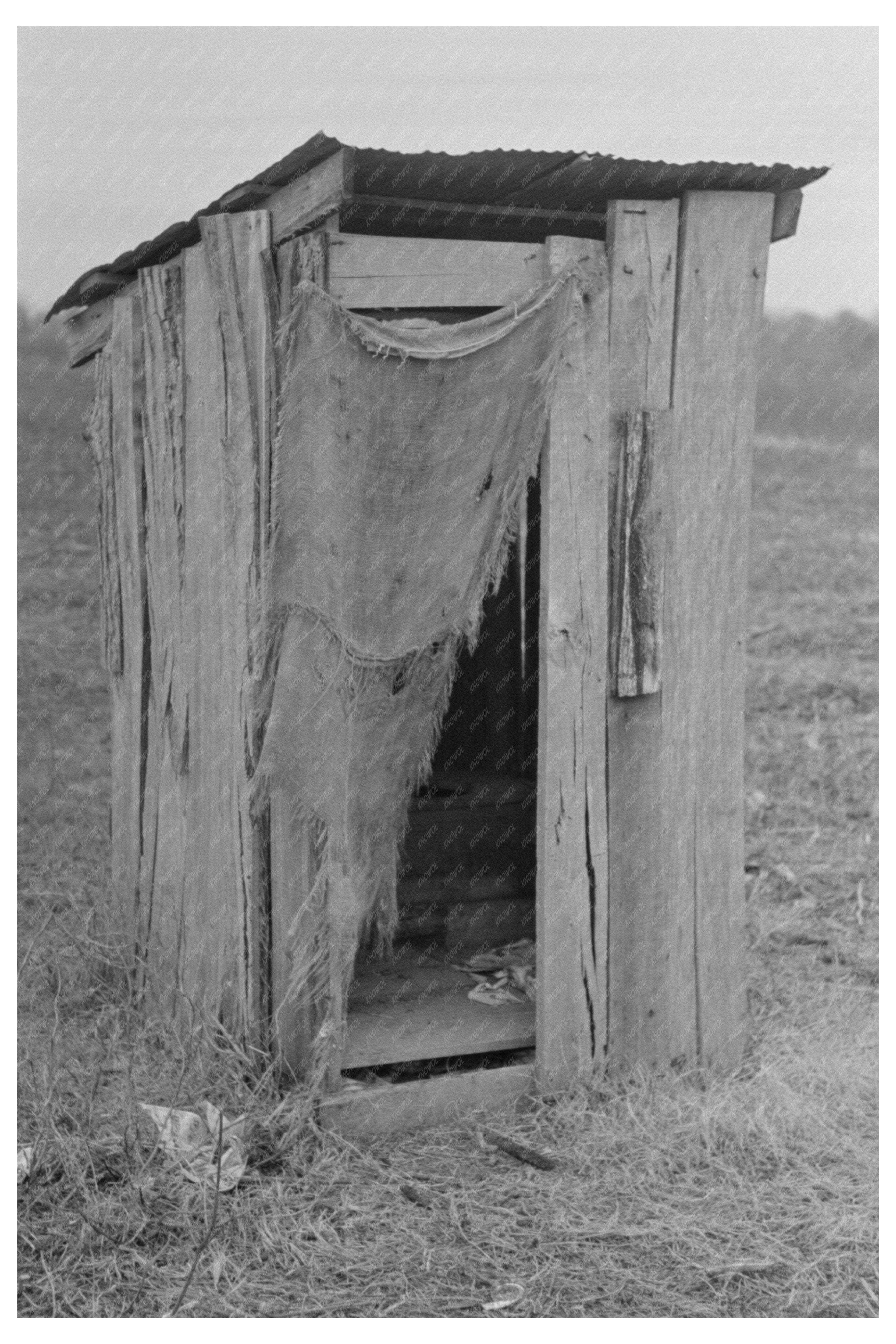 Privy of Sharecroppers Farmstead Pace Mississippi 1939