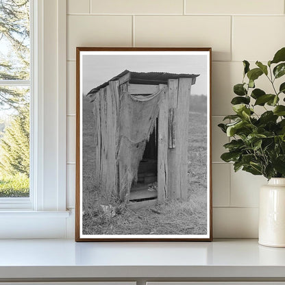 Privy of Sharecroppers Farmstead Pace Mississippi 1939