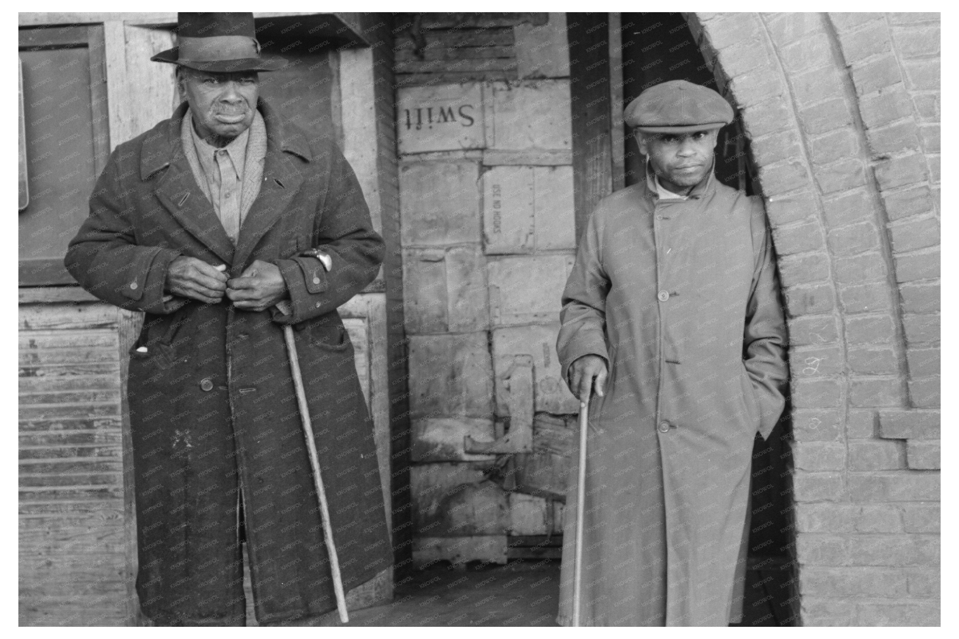 Black Residents of Mound Bayou Mississippi 1939 Photo