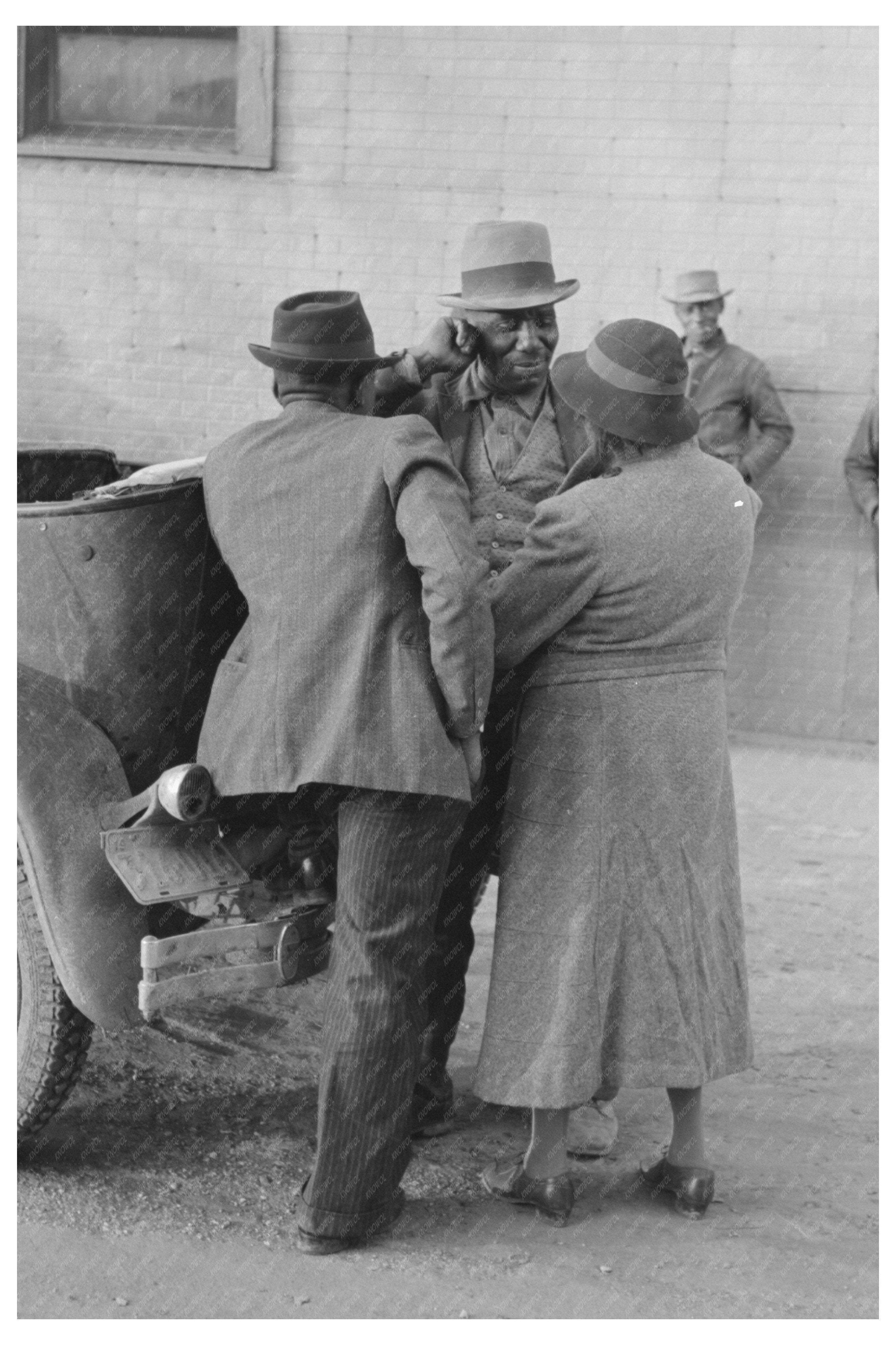 Mound Bayou Mississippi Street Conversation January 1939