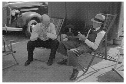 Tourists Camping in Trailers McAllen Texas 1939