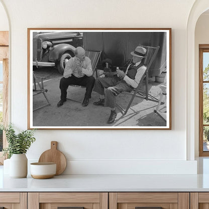 Tourists Camping in Trailers McAllen Texas 1939