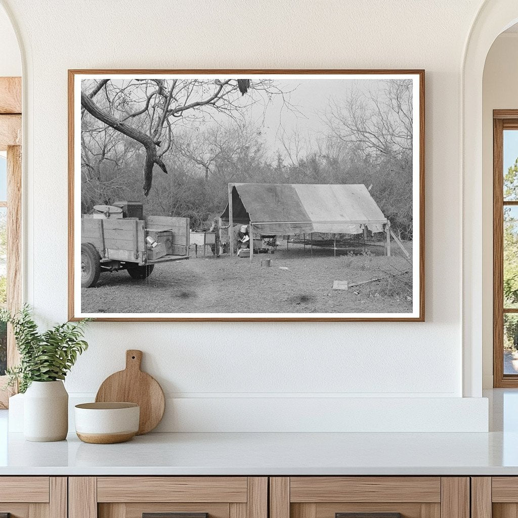 Tent Home Setup in Harlingen Texas February 1939