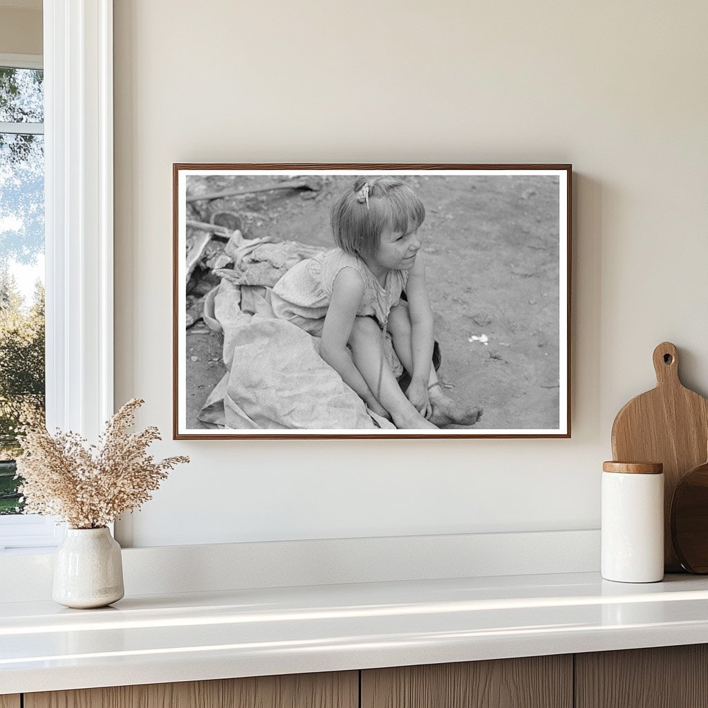 Child of Migrant Worker in Cotton Field Texas 1939