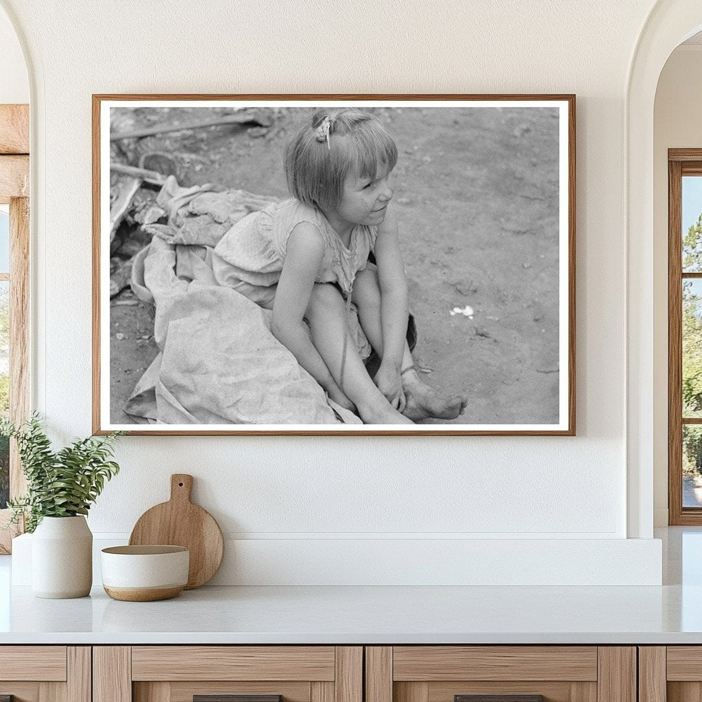 Child of Migrant Worker in Cotton Field Texas 1939