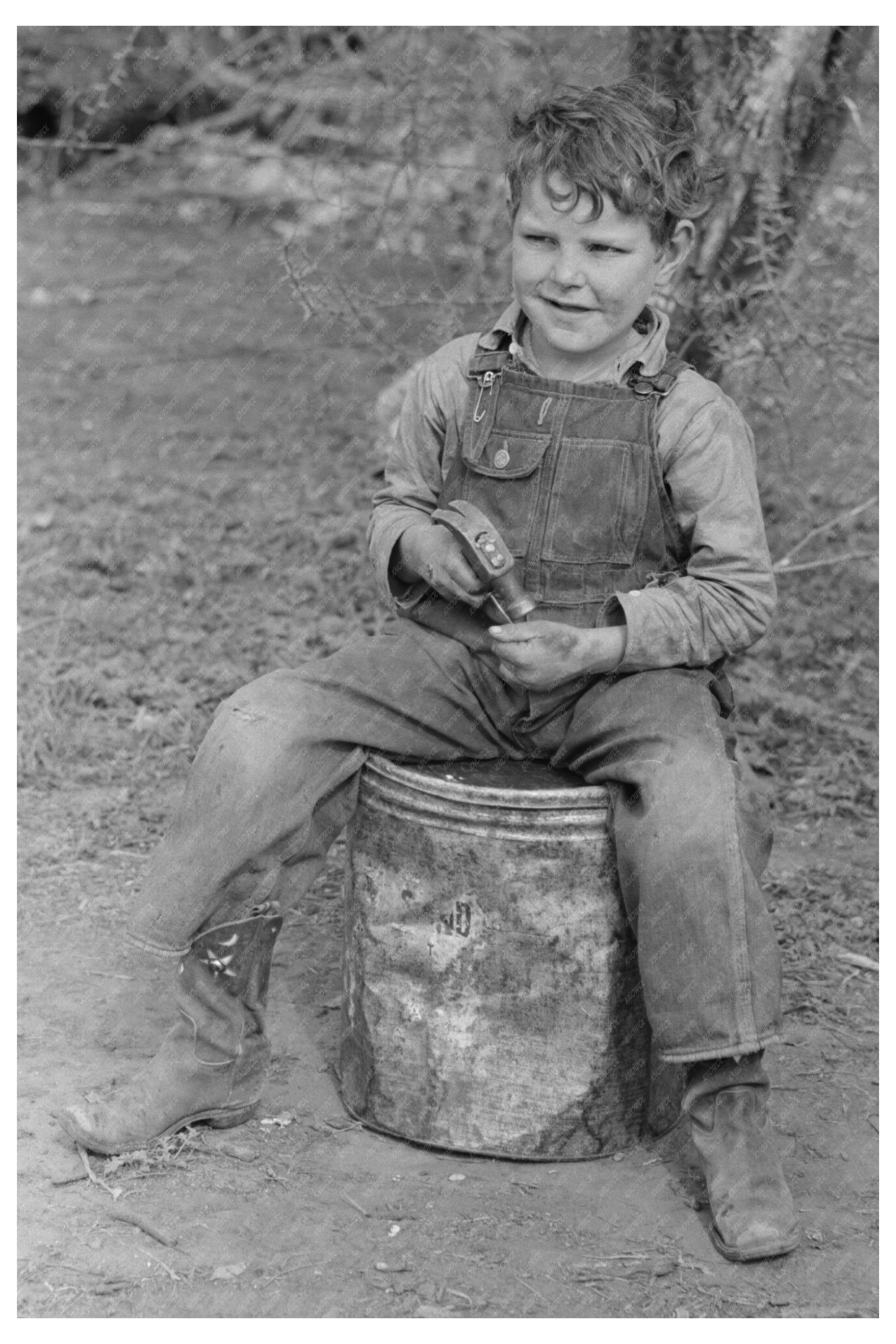 Child of White Migrant Worker Harlingen Texas 1939