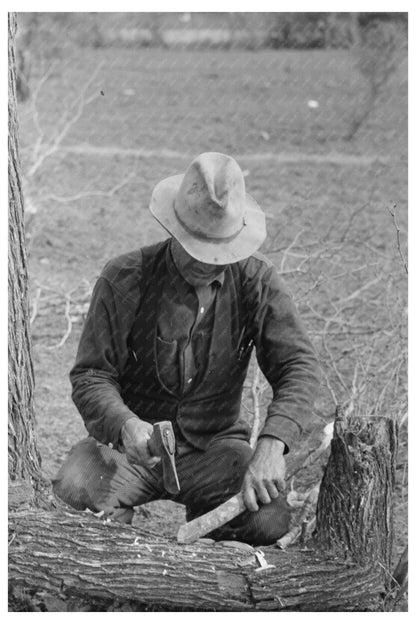 Migrant Building Tent Stakes Harlingen Texas 1939