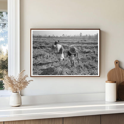 Children Harvesting Sweet Potatoes Mississippi 1938