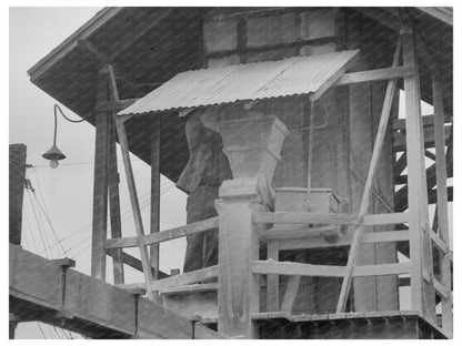 Workers Adding Lime at Sweet Potato Starch Plant 1938